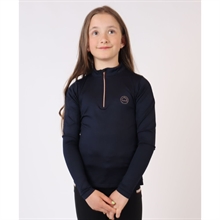 Montar Everly Rosegold langærmet junior bluse 